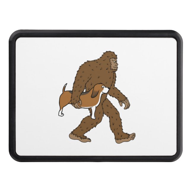 Cubierta Para Remolque Bigfoot Sasquatch Carrying Basset Hound (Anverso)