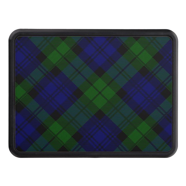 Cubierta Para Remolque Black Watch Tartan Blue Green Plage (Anverso)