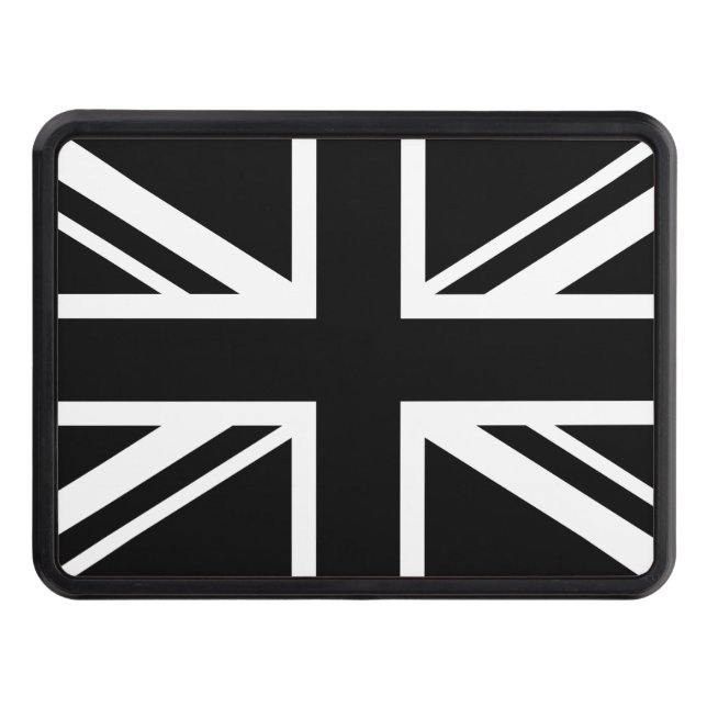 Cubierta Para Remolque Blanco del negro de la bandera de Inglaterra (Anverso)