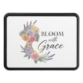 Cubierta Para Remolque Bloom con Grace Elegent Floral Woman Silhouette