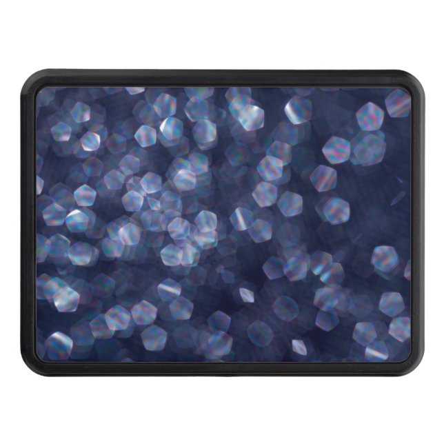 Cubierta Para Remolque Blue Sparkle Bokeh Lights (Anverso)