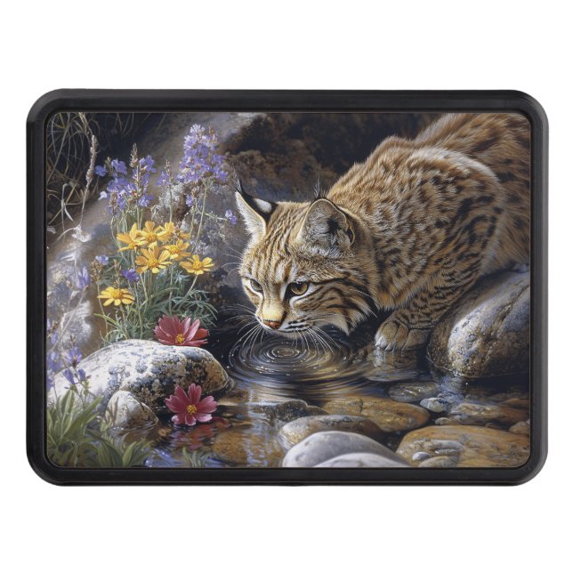 Cubierta Para Remolque Bobcat con flores silvestres Arte escénico (Anverso)