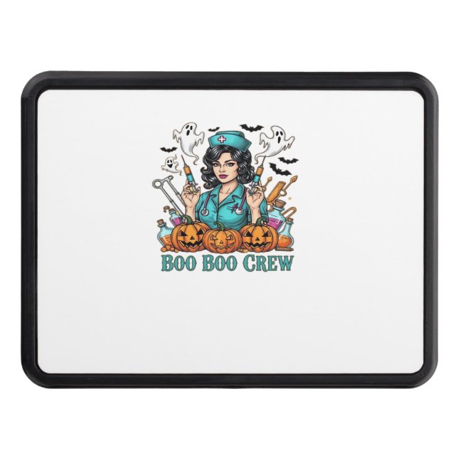 Cubierta Para Remolque Boo Boo Crew Halloween Nurse with Syringes and Pum (Anverso)