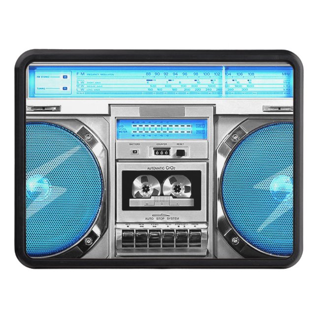 Cubierta Para Remolque Boombox azul (Anverso)