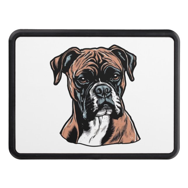 Cubierta Para Remolque Boxer Buddy Protección Humorosa (Anverso)
