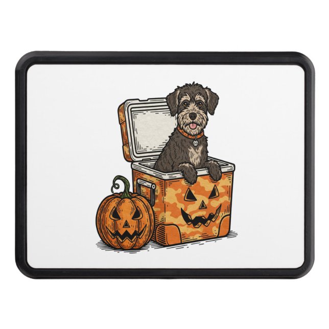 Cubierta Para Remolque Boykin Spaniel Halloween (Anverso)