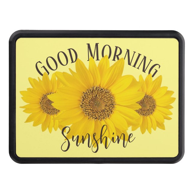 Cubierta Para Remolque Buenos días Sunshine Sunflower (Anverso)