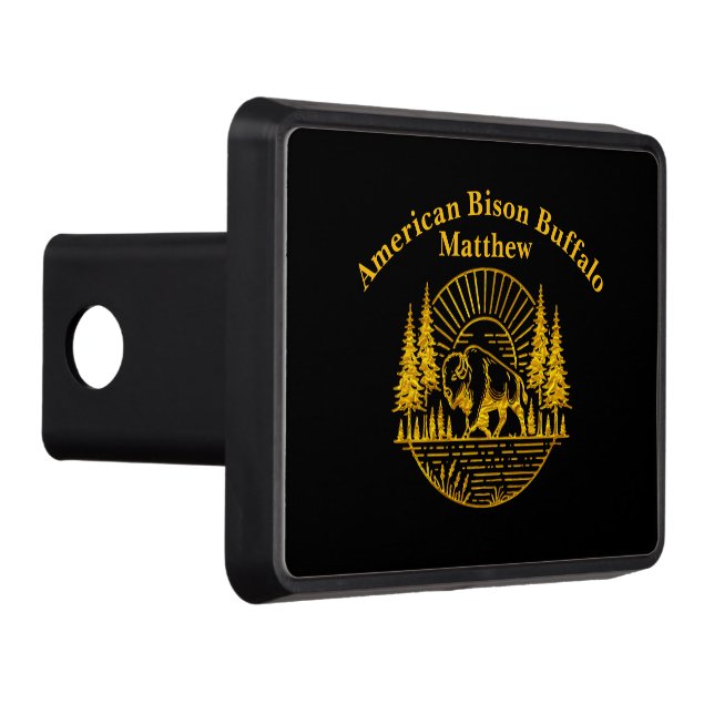 Cubierta Para Remolque Búfalo caminando junto al río al atardecer (Derecha)