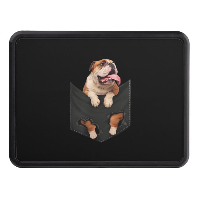 Cubierta Para Remolque Bulldog Inglés en Tu Bolsillo Amantes de los Perro (Anverso)