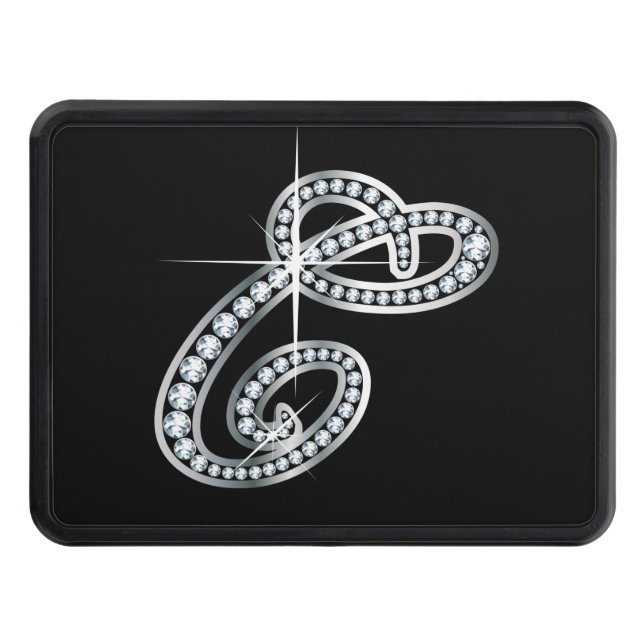 Cubierta Para Remolque C Faux-"Diamond Bling" Trailer Hitch Cover (Anverso)