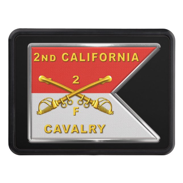 Cubierta Para Remolque Caballería cruzada Sabers Guidon F Troop (Anverso)