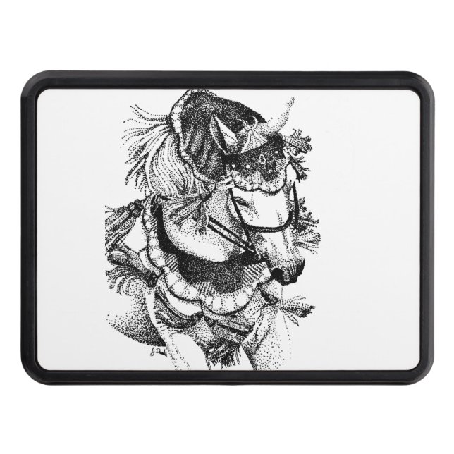 Cubierta Para Remolque Caballo árabe en traje (Anverso)