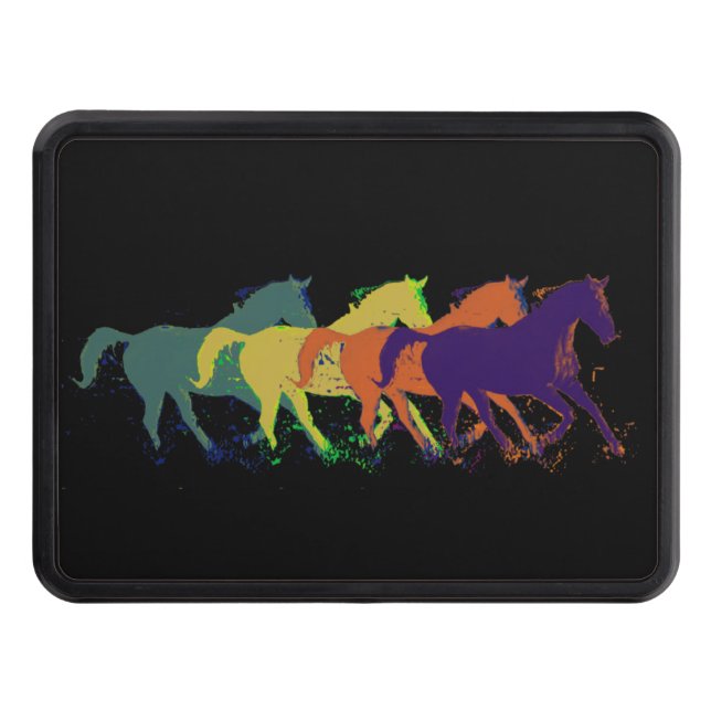 Cubierta Para Remolque caballos corriendo (Anverso)