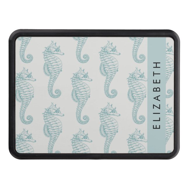 Cubierta Para Remolque Caballos tropicales de mar, patrón de caballito de (Anverso)