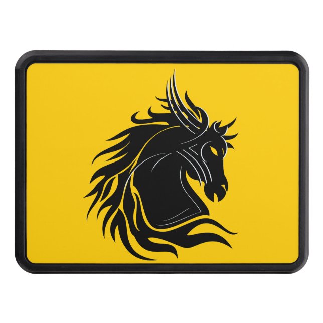 Cubierta Para Remolque Cabeza tribal de caballo (Anverso)