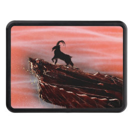 Cubierta Para Remolque Cabra de montaña parada en el acantilado