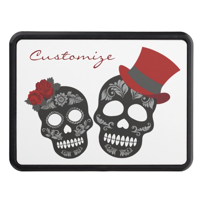 Cubierta Para Remolque Calaveras negras Duo Thunder_Cove (Anverso)