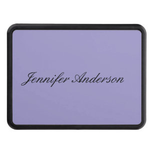 Cubierta Para Remolque Caligrafía Pastel Pale Purple personalizada