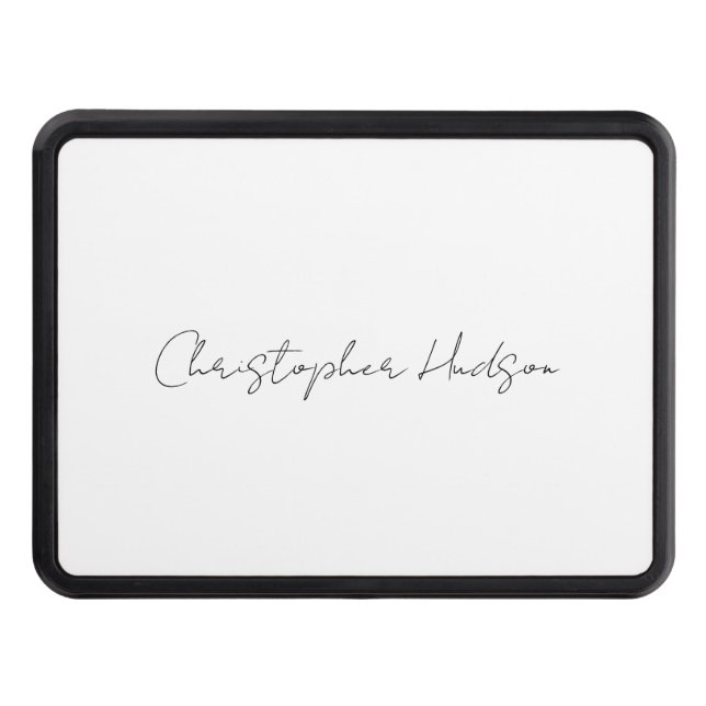 Cubierta Para Remolque Caligrafía profesional de Moda creativa en blanco  (Anverso)