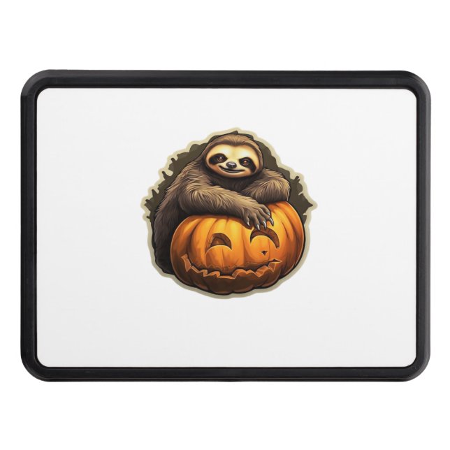 Cubierta Para Remolque Camiseta clásica de Halloween con temática eslovac (Anverso)