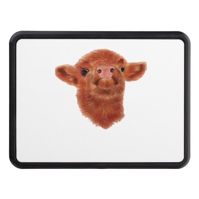 Cubierta Para Remolque Camiseta sobredimensionada de vaca Highland (Anverso)