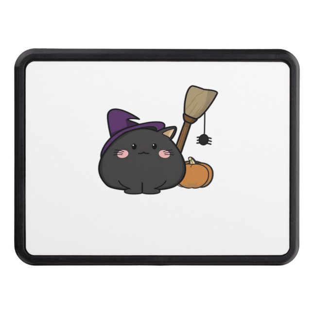 Cubierta Para Remolque Camiseta sobredimensionada para gatos de Halloween (Anverso)