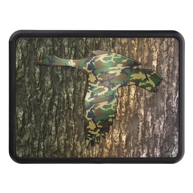 Cubierta Para Remolque Camo Mallard Duck Hitch Cover (Anverso)