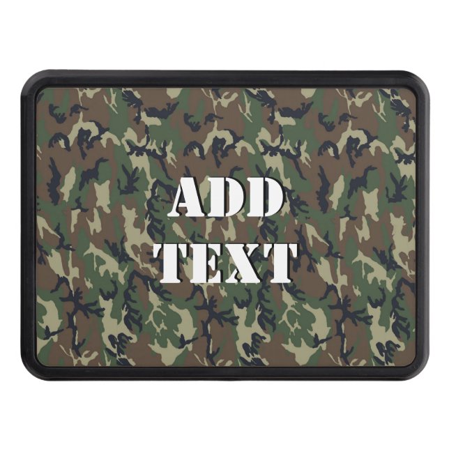 Cubierta Para Remolque Camuflaje Militar del Bosque de Woodland (Anverso)