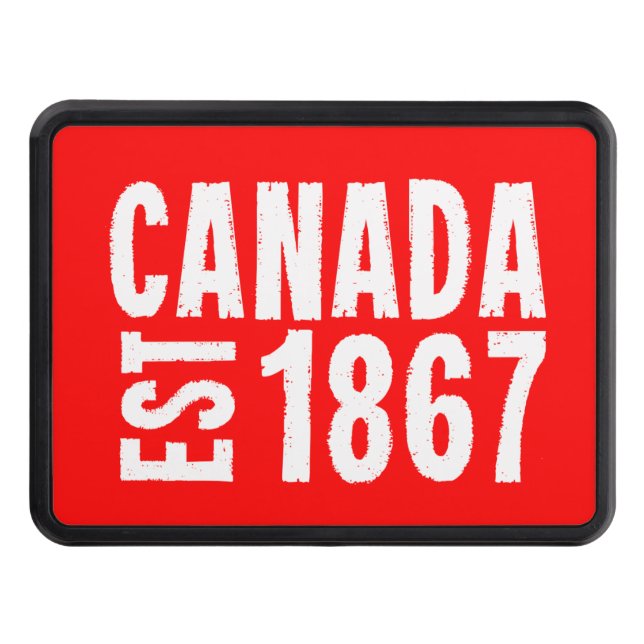 Cubierta Para Remolque Canadá: 1867 Aniversario 150 Años (Anverso)