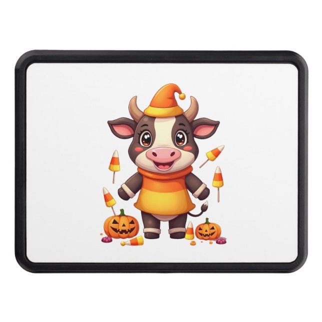Cubierta Para Remolque Candy Corn Cow (Anverso)