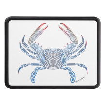 Cangrejo azul tribal