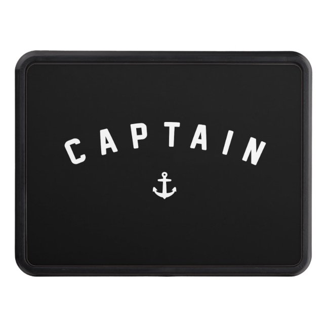 Cubierta Para Remolque Capitán barco Retro (Anverso)