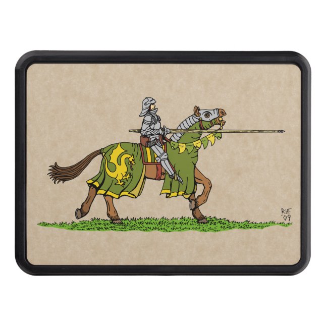 Cubierta Para Remolque Cargando Knight medieval (Anverso)