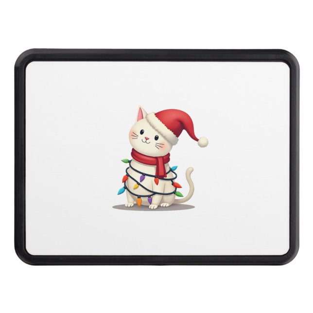 Cubierta Para Remolque Cat Christmas Tree Christmas (2) (Anverso)