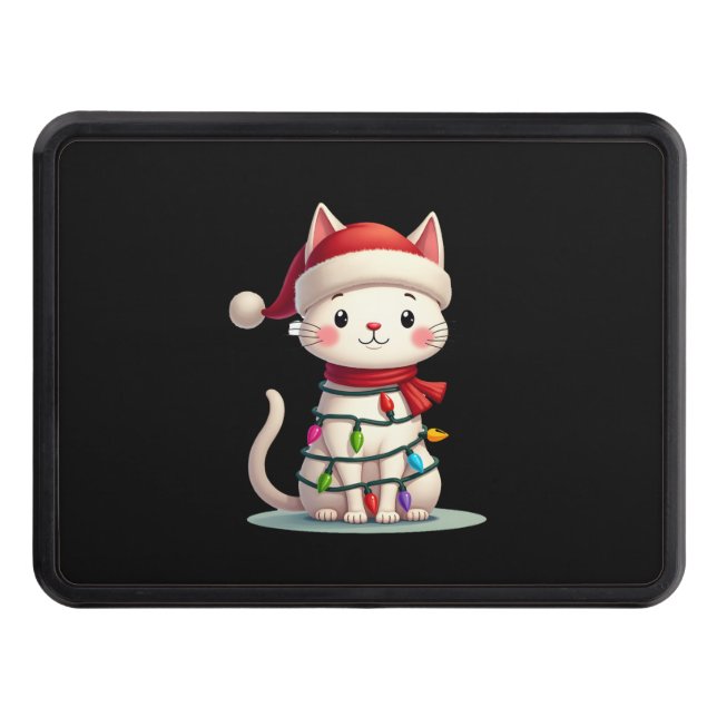 Cubierta Para Remolque Cat Christmas Tree Christmas (3) (Anverso)