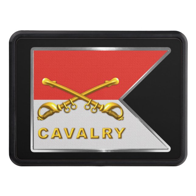 Cubierta Para Remolque Cavalry Crossed Sabers Guidon (Anverso)