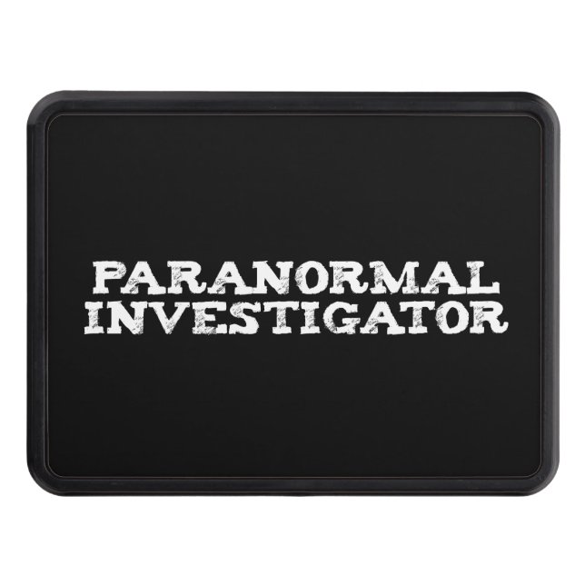 Cubierta Para Remolque Caza fantasma de investigador paranormal (Anverso)