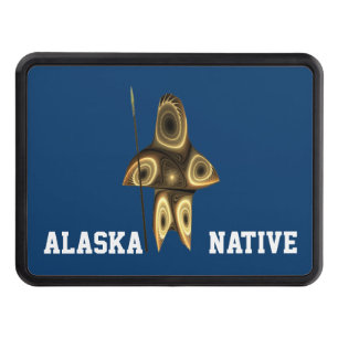 Cubierta Para Remolque Cazador inuit fractal - Nativo de Alaska