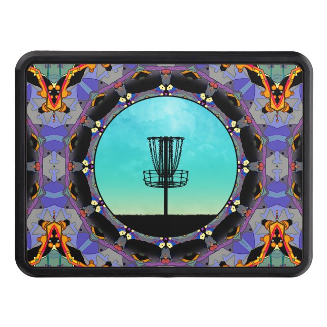 Cubierta Para Remolque Cesta abstracta de disco de golf 3 (Anverso)
