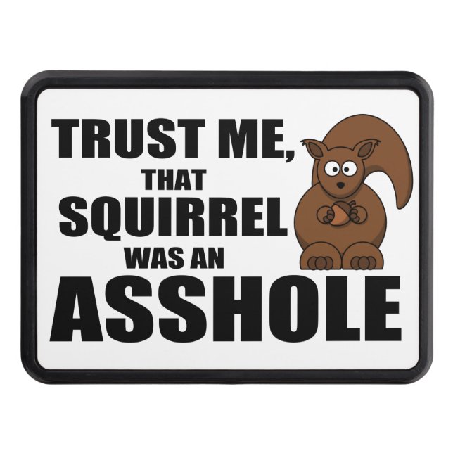 Cubierta Para Remolque Chiste de ardilla divertida (Anverso)