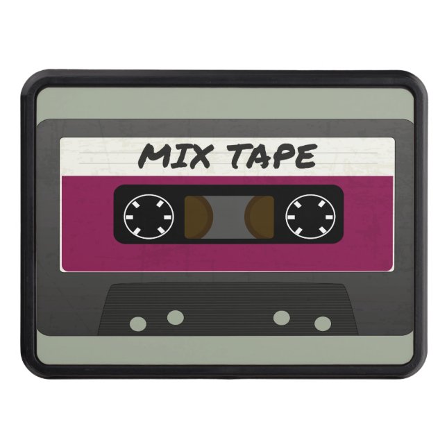 Cubierta Para Remolque Cinta Purple Mix - Regalo inspirado en retro de 80 (Anverso)