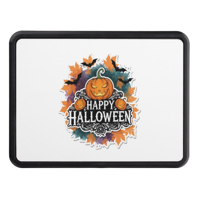 Cubierta Para Remolque Citas divertidas y espeluznantes de Halloween feli (Anverso)