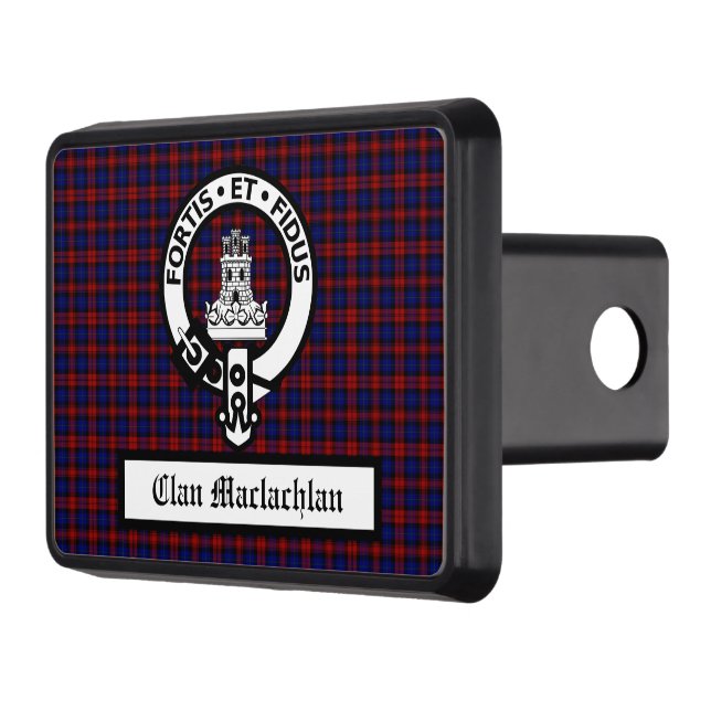 Cubierta Para Remolque Clan Maclachlan Escudo Badge & Tartán (Izquierda)