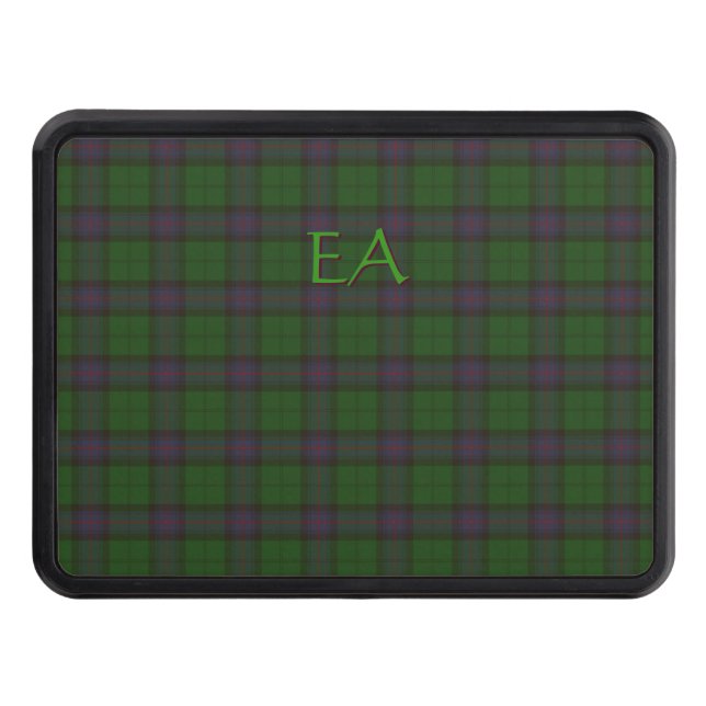 Cubierta Para Remolque Clan Oficial Armstrong Tartan con sus iniciales (Anverso)