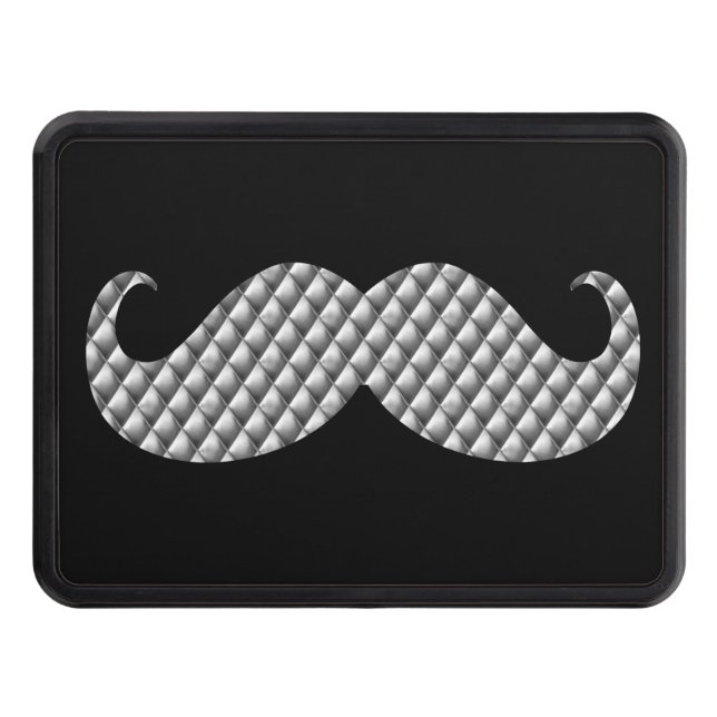 Cubierta Para Remolque Classic Waffle Mustache on Hitch Print (Anverso)