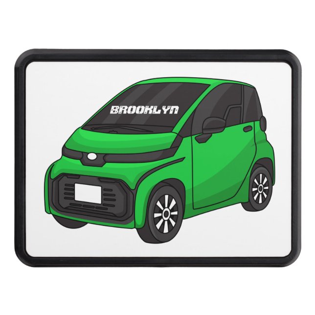 Cubierta Para Remolque Coche de pequeño tamaño verde (Anverso)