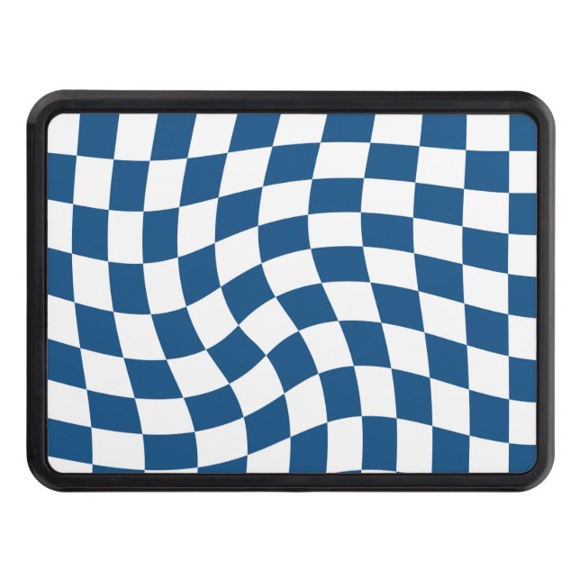 Cubierta Para Remolque Controles blancos retro-azules brujados (Anverso)