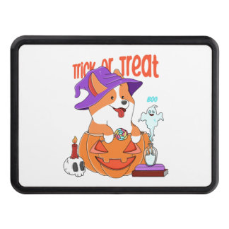 Cubierta Para Remolque Corgi Halloween