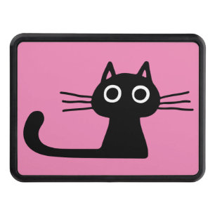Cubierta Para Remolque Cortar Black Kitty Cat Purfect Pink