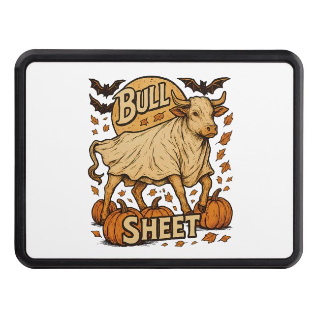 Cubierta Para Remolque Cow Bull Sheet Halloween (Anverso)